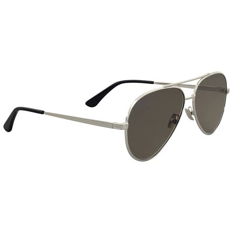 ysl silver sunglasses|ysl sunglasses for men.